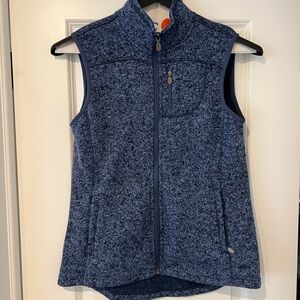 NWOT Blue Fleece Orvis Vest